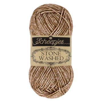 Scheepjes Stone Washed 50 gr - 822 Brown Agate, Verzenden, Nieuw