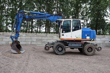 Veiling: Wielgraafmachine Atlas 1404K Diesel 69kW 2007, Zakelijke goederen, Machines en Bouw | Kranen en Graafmachines, Ophalen