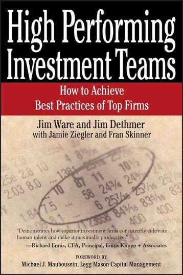 High Performing Investment Teams - Jim Ware 9781119087007, Verzenden, Zo goed als nieuw, Jim Ware