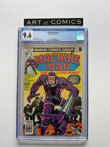 Machine Man #1 - CGC 9.6 - 1 Graded comic - Eerste druk -, Nieuw