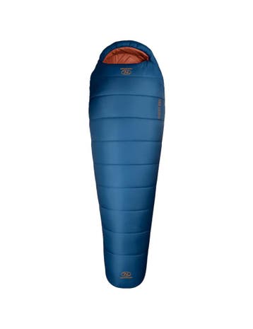 Highlander mummyslaapzak Rayet 250 Deep Blue 1°C - Blauw, Verzenden, Nieuw
