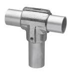 Buiskoppeling Lang T-stuk Ø 60 mm Aluminium, Verzenden, Nieuw
