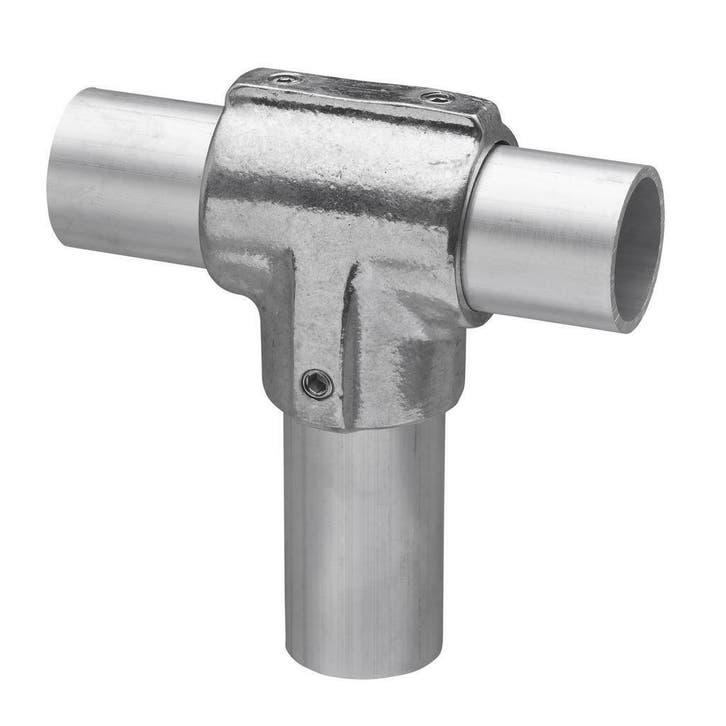 Buiskoppeling Lang T-stuk Ø 60 mm Aluminium, Doe-het-zelf en Verbouw, IJzerwaren en Bevestigingsmiddelen, Nieuw, Verzenden