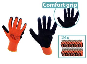 24-pack GS heavy duty werkhandschoenen - Dames en Heren, Verzenden, Nieuw, GS