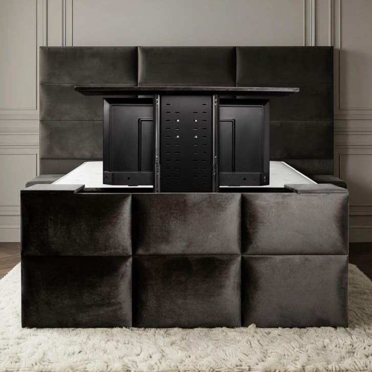van Schaik Boxspring Platinum Deluxe met TV-Lift - 180 x 220, Huis en Inrichting, Slaapkamer | Boxsprings