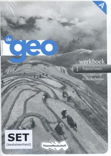 De Geo 1 werkboek havovwo 9789006372779, Boeken, Zo goed als nieuw