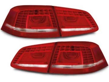 VW Passat B7 LED achterlichten red crystal 10-14, Verzenden, Nieuw