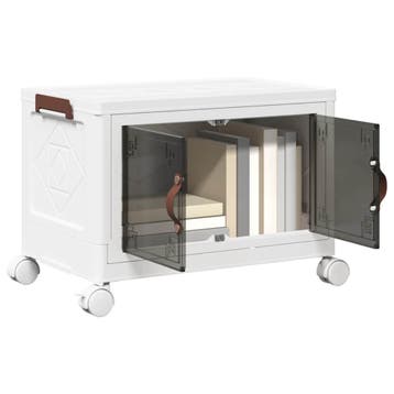 vidaXL Opbergbox stapelbaar met wielen 28 L 48,5x29,5x33 cm, Verzenden, Nieuw