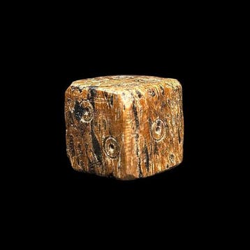Oud-Romeins, Keizerrijk Been dobbelsteen - Ancient Roman