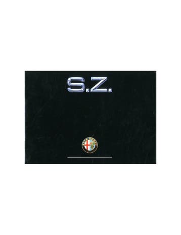 1990 ALFA ROMEO SZ BROCHURE FRANS, Nieuw, Alfa Romeo, Author