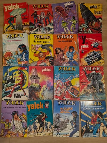 Yalek stripboeken door Denayer en Duchateacu - Yalek strips, Complete serie of reeks, Verzenden, Gelezen