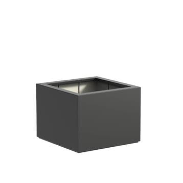 Polyester plantenbak 80x80x60cm - Met bodem, Kunststof, Vierkant, Nieuw, 60 tot 100 cm