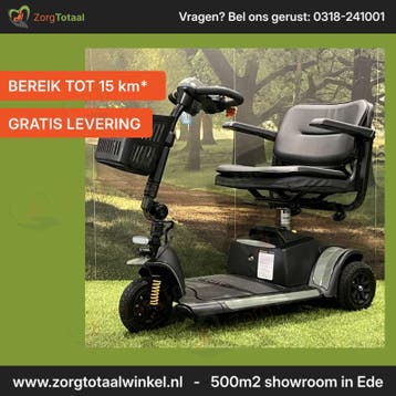 Scootmobiel - Excel Xena- olijfgroen - demontabel | Incl g.., Diversen, Ophalen of Verzenden, Zo goed als nieuw, Excel