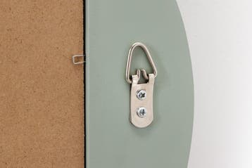 Design wandspiegel ALICE II 100cm pastel saliegroen - 43163, Huis en Inrichting, Woonaccessoires | Spiegels, Ophalen of Verzenden
