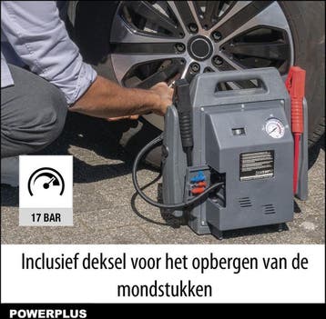 Powerplus 4-in-1 energiestation POWE80090 - starthulp 1600cc, Ophalen of Verzenden, Zo goed als nieuw