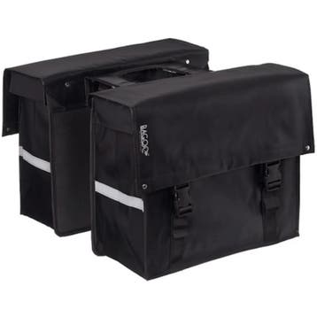 Bagoo Dubbele fietstas - waterafstotend bisonyl - 46L - z..., Ophalen of Verzenden, Nieuw