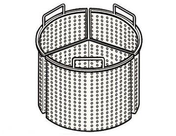 GGM Gastro | Mandenset 900 serie - Ø710x450mm - 200 liter -, Verzenden, Nieuw in verpakking, Fornuis, Frituur en Grillen