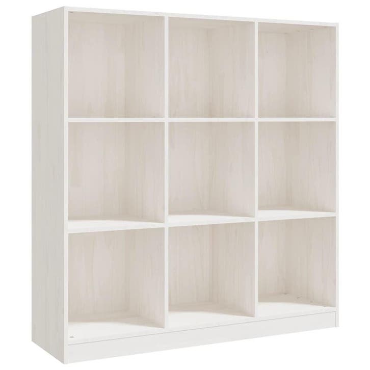 Opbergkast 9 vakken | Wit Grenen | Laatste Stuk!, Huis en Inrichting, Kasten | Boekenkasten, 25 tot 50 cm, Met plank(en), Gebruikt