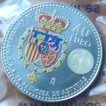 Spanje. 40 Euro 2023 Princesa Leonor (Zonder minimumprijs)