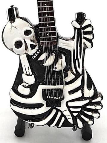 Miniatuur Mr Scary Guitars replica gitaar - George Lynch, Ophalen of Verzenden, Nieuw, Pop, Beeldje of Miniatuur
