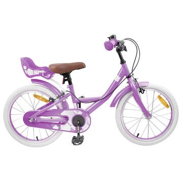 vidaXL Kinderfiets 18 Inch voor 5-7 jaar Paars, Fietsen en Brommers, Verzenden, Nieuw