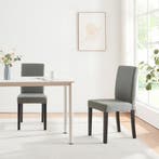 Eetkamerstoel set van 4 Hamburg eetkamerstoelen lichtgrijs e, Verzenden, Nieuw