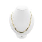 Gouden Figaro schakel ketting | 50 cm, Ophalen of Verzenden, Gebruikt, Overige kleuren, Goud