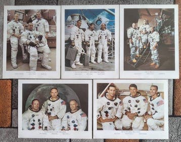 NASA De Mannen van Apollo Foto-set #2 - Vijf fotos -