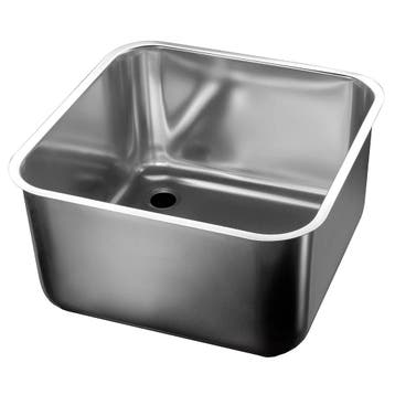 Spoelbak | RVS | In-/Onderbouw | Incl. Standpijp |, Verzenden, Nieuw in verpakking
