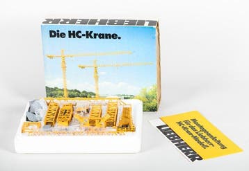 Prachtig schaalmodel van een Liebherr HC Tower Crane, Nieuw
