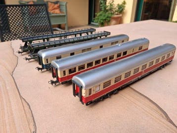 Märklin H0 - 4084/4093/4095/4097 - Modeltrein personenwagen, Nieuw