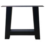 Stalen A tafelpoot 75 bij 10 cm en hoogte 72 cm zwart (10 x, Ophalen of Verzenden, Nieuw
