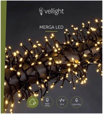 2dekans | Merga LED, lichtslinger, 12 m, 1020 leds, warmwit,, Ophalen of Verzenden, Zo goed als nieuw