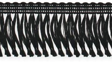 Franjes voor rouwlint zelfklevend Zwart 4 cm rol 25 meter, Ophalen of Verzenden, Nieuw