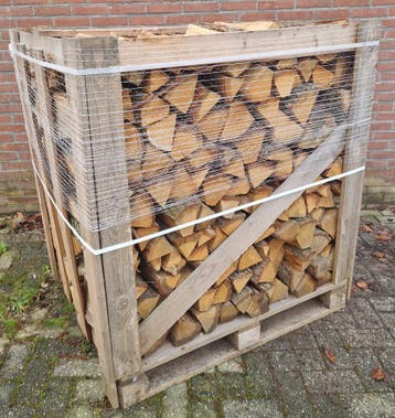 GEDROOGD Eiken BrandhoutIHaardhoutIkachelhout Incl. Levering, Eikenhout, Blokken