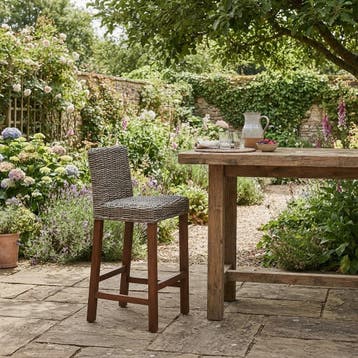 Rita barstoel naturel rotan, Tuin en Terras, Ophalen of Verzenden, Nieuw