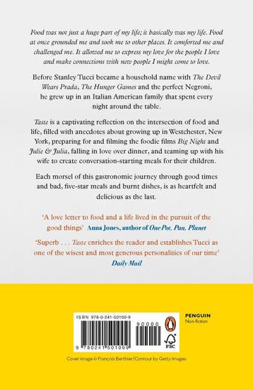Taste 9780241501009 Stanley Tucci, Boeken, Verzenden, Gelezen, Stanley Tucci
