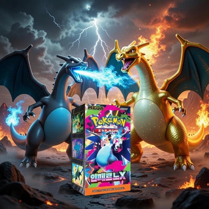pokemon Inferno X (M2)  koreaanse booster box, Hobby en Vrije tijd, Verzamelkaartspellen | Pokémon, Boosterbox, Nieuw, Foil, Ophalen of Verzenden