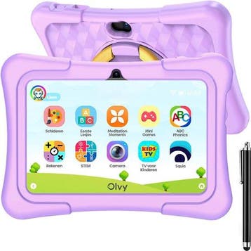 Kindertablet - Tablet voor kinderen - 96GB - Tablet - 7 Inch, Verzenden, Zo goed als nieuw