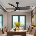 Plafondventilator met Lamp - Brinton Nobly - Aanpasbare, Ophalen of Verzenden, Nieuw, Metaal