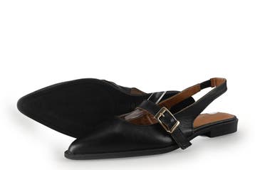 Manfield Slingbacks in maat 37 Zwart, Kleding | Dames, Verzenden, Zwart, Zo goed als nieuw, Manfield