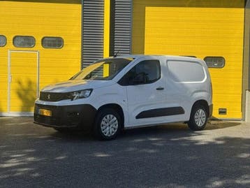 Peugeot Partner 1.2 Airco Cruise NAP Prijs EX BTW, Gebruikt, Euro 6, Overige brandstoffen, Wit