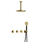 Hotbath Cobber - CB7067 - Inbouw Regendoucheset - Geborsteld, Doe-het-zelf en Verbouw, Ophalen of Verzenden, Nieuw
