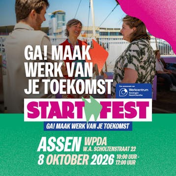 Kom naar Startfest Assen | 08 oktober