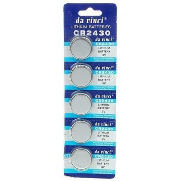 Lithium knoopcel CR2430 (5 stuks), Verzenden, Nieuw