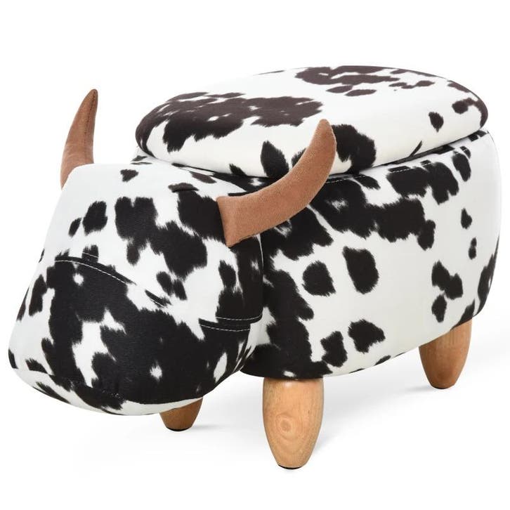 TRUUSK Decoratieve Dierenkruk - Gestoffeerd met Opbergruimte, Kinderen en Baby's, Kinderkleding | Kinder-zwemkleding, Nieuw, Verzenden
