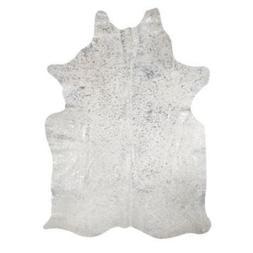 vloerkleed koe gekleurd zilver 250cm, Verzenden, Nieuw