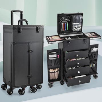 Professionele Make-up Trolley Koffer op Wielen - Mobiel Barb, Verzenden, Nieuw