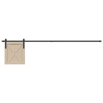 vidaXL Ophangset voor schuifdeur 213 cm koolstofstaal, Verzenden, Nieuw