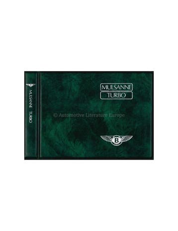 1982-1985 BENTLEY MULSANNE TURBO BOORDMAP, Auto diversen, Handleidingen en Instructieboekjes